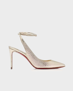 Złote szpilki Kate z wiązaniem 85 - Image #0