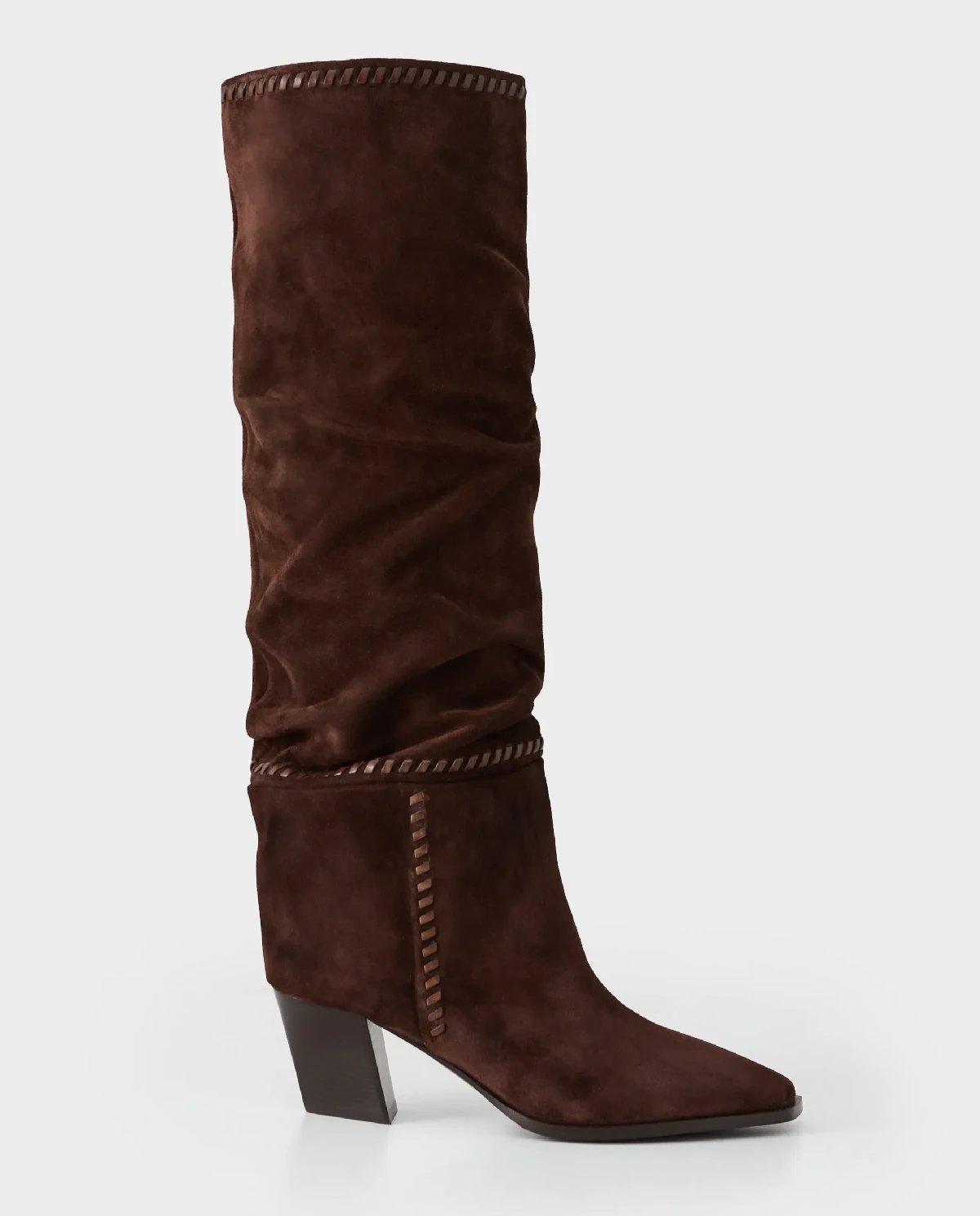 Brązowe zamszowe kozaki Hart 60 - Image #0