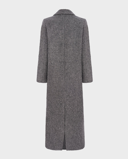 Szary płaszcz Adoration z wełny alpaki - Image #1