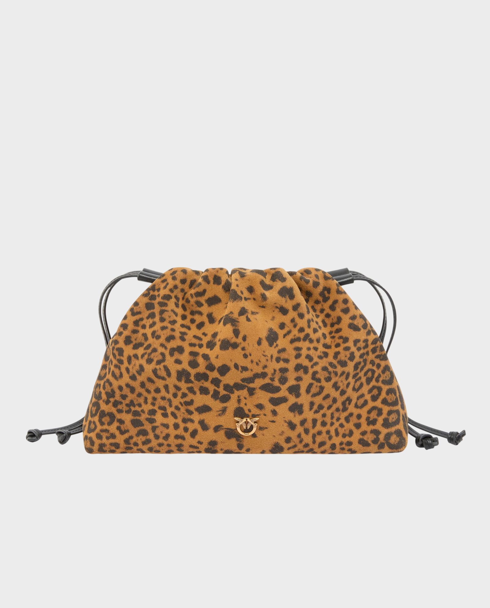 Zamszowa torebka w panterkę Mini Clutch - Image #0