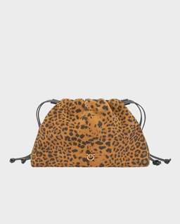 Zamszowa torebka w panterkę Mini Clutch - Image #0