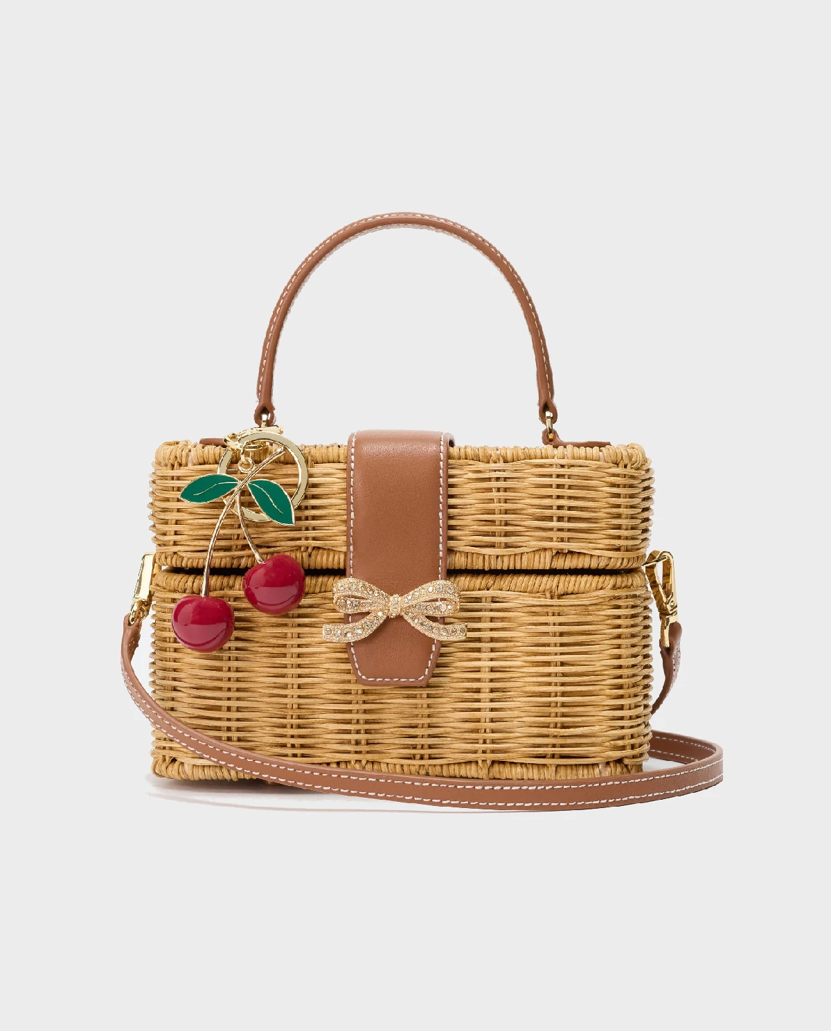 Rattanowa torebka mini - Image #5