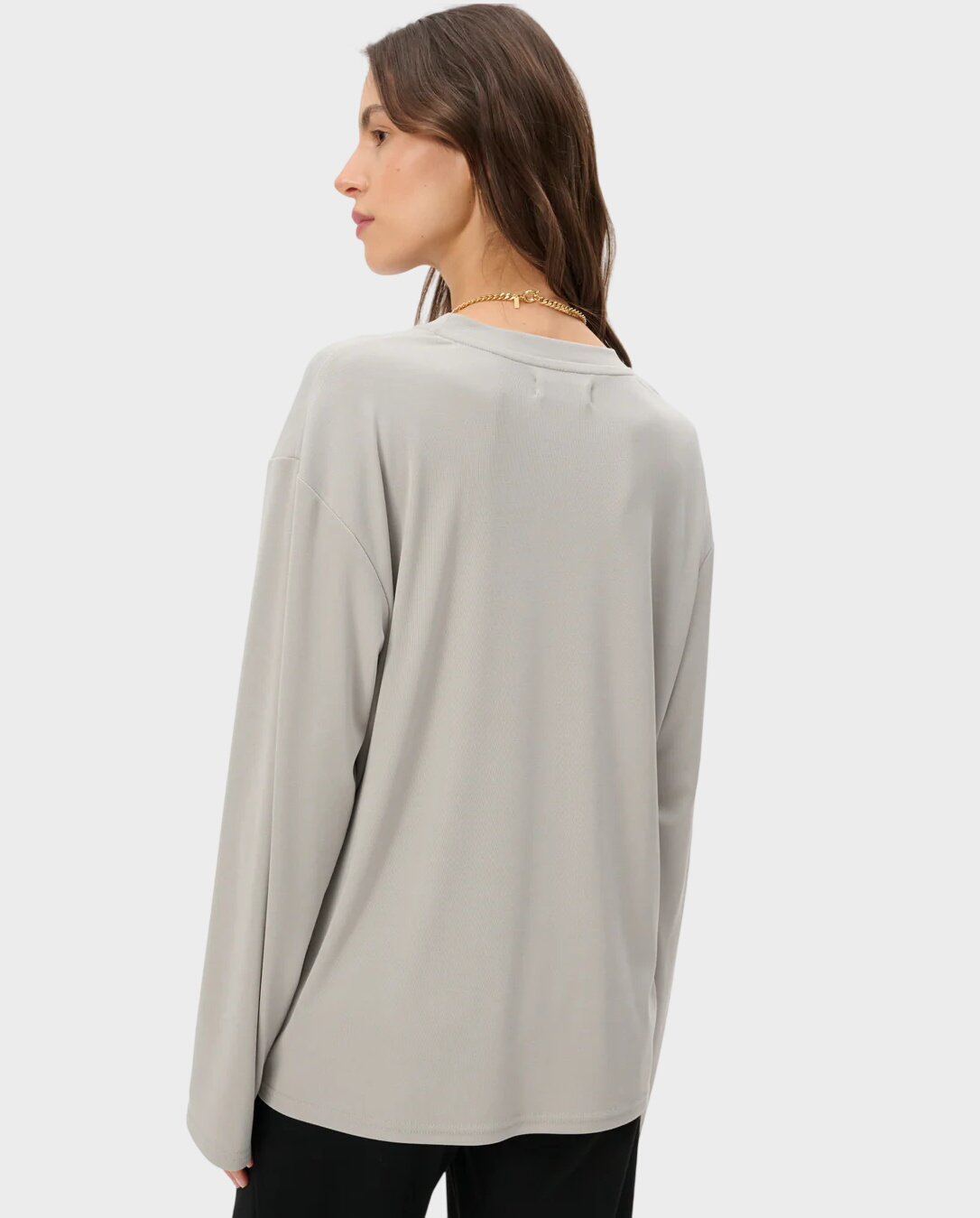 Szary longsleeve Anthony - Image #1