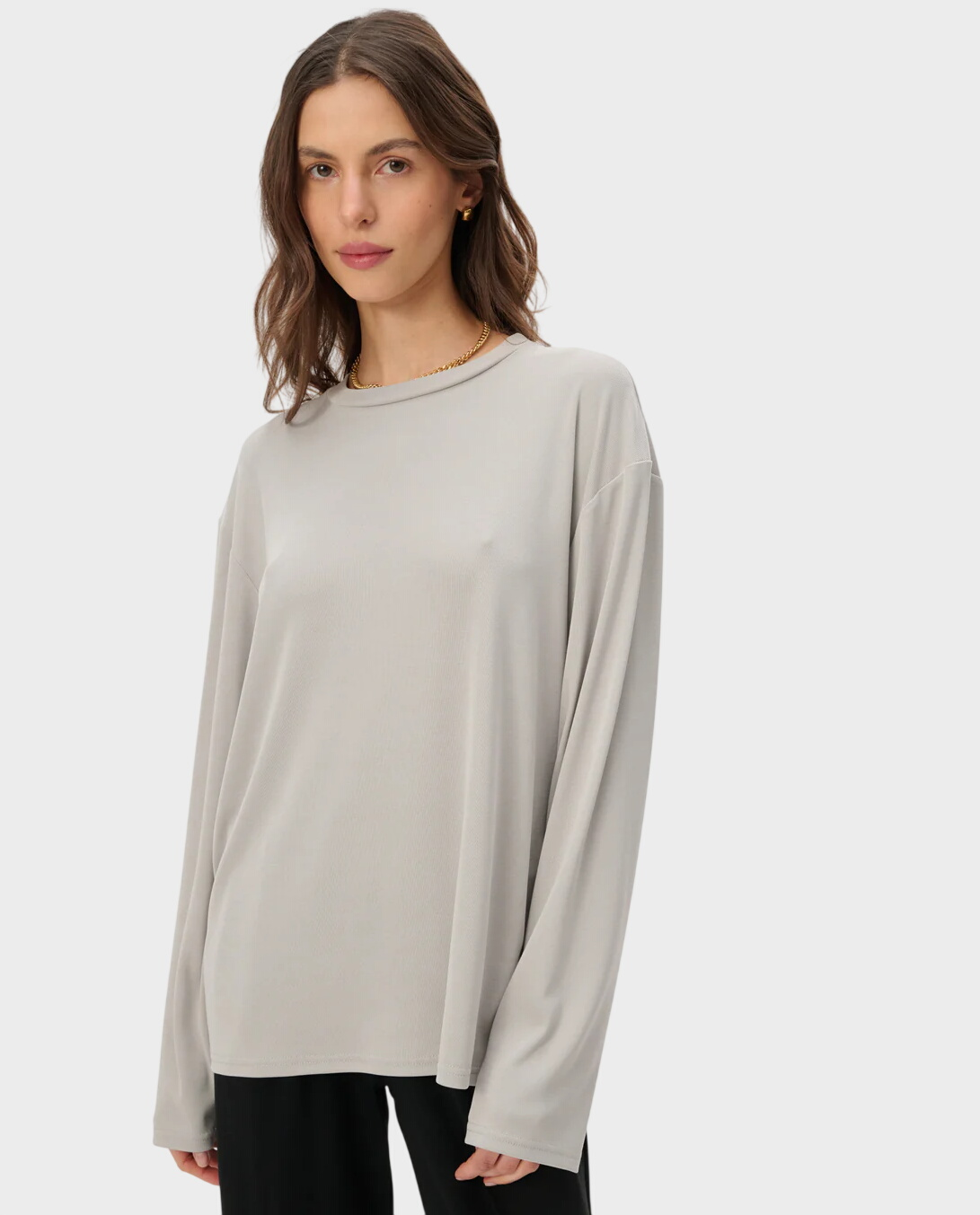 Szary longsleeve Anthony - Image #2