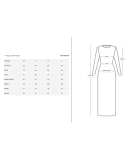 Czarna dzianinowa sukienka midi - Image #5