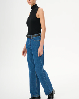 Niebieskie jeansy Moss - Image #3