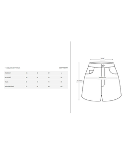 Granatowe dzianinowe szorty - Image #5