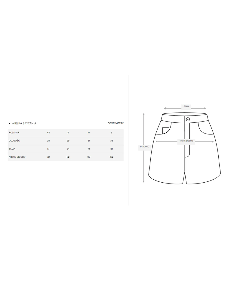 Granatowe dzianinowe szorty - Image #5