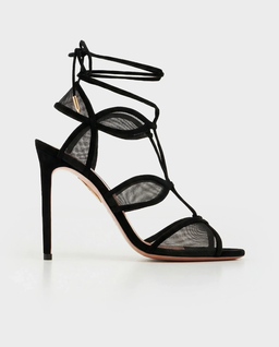 Czarne sandały na szpilce Fatal Attraction 105 - Image #0