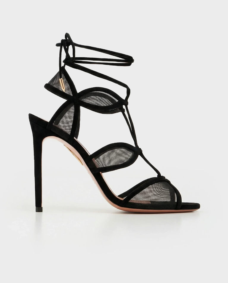 Czarne sandały na szpilce Fatal Attraction 105