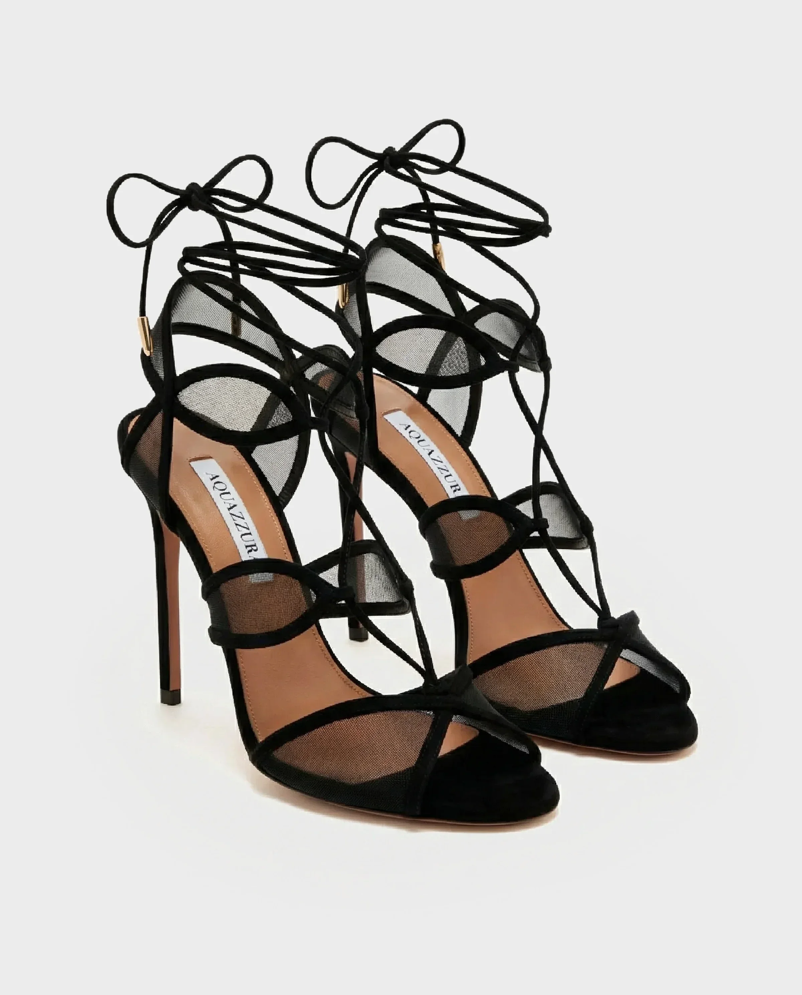 Czarne sandały na szpilce Fatal Attraction 105 - Image #2