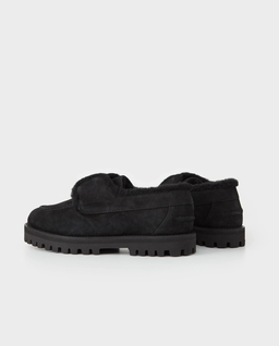 Czarne zamszowe mokasyny Yacht - Image #3