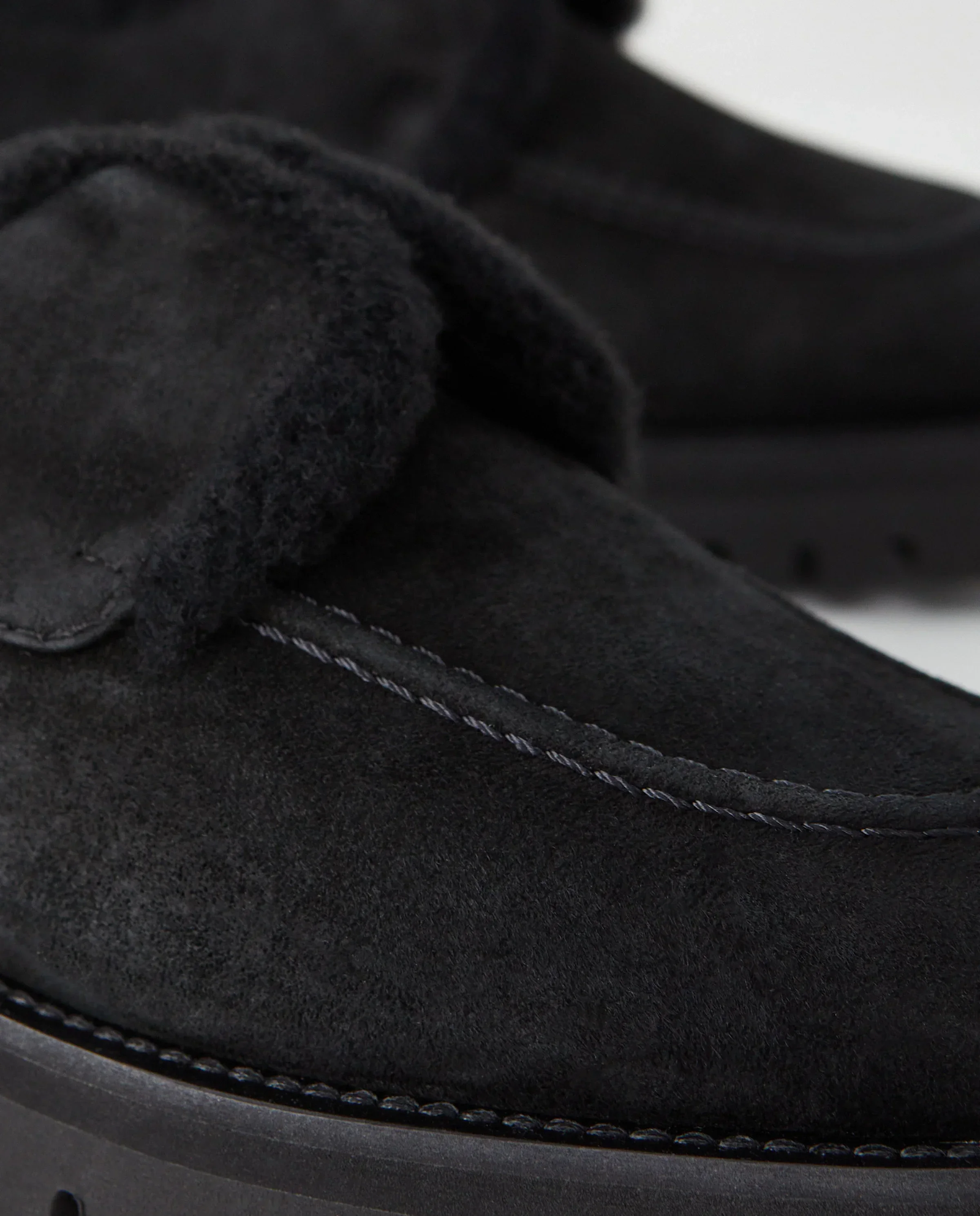 Czarne zamszowe mokasyny Yacht - Image #4