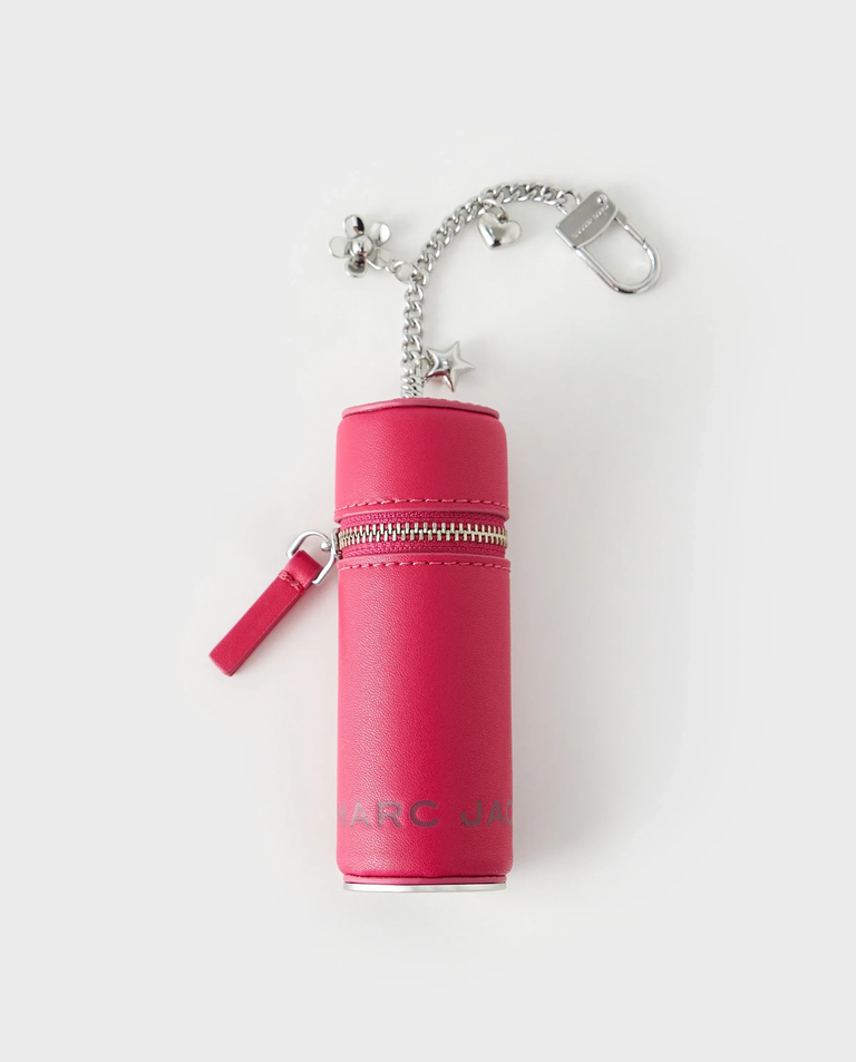 Skórzana zawieszka etui na szminkę