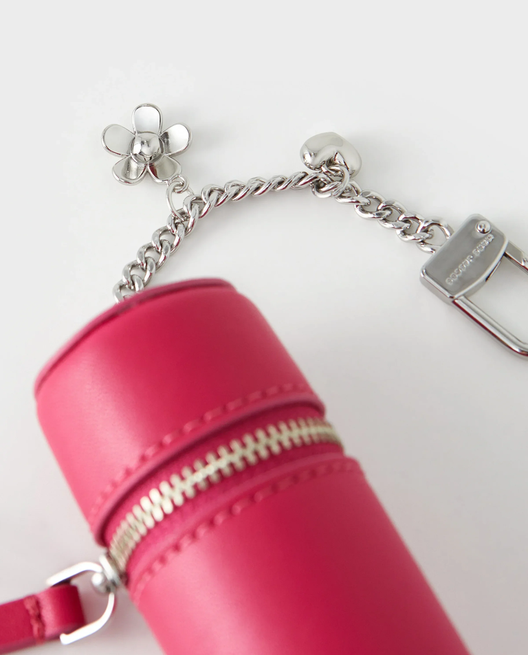 Skórzana zawieszka etui na szminkę