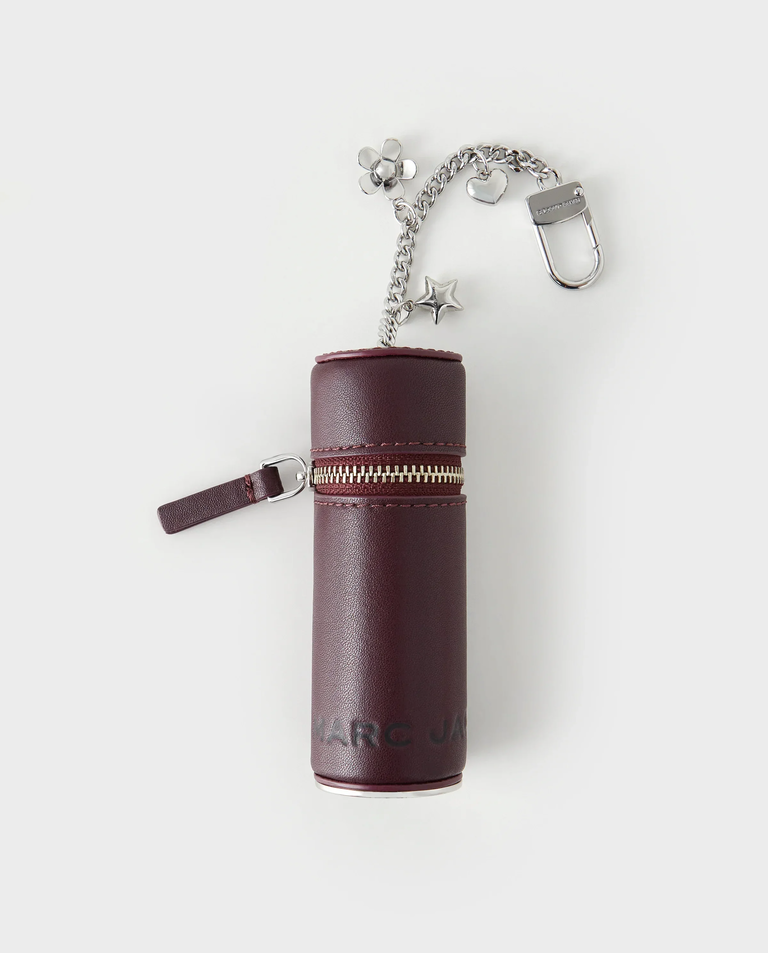 Skórzana zawieszka etui na szminkę