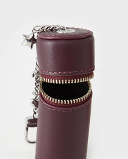 Skórzana zawieszka etui na szminkę - Image #1