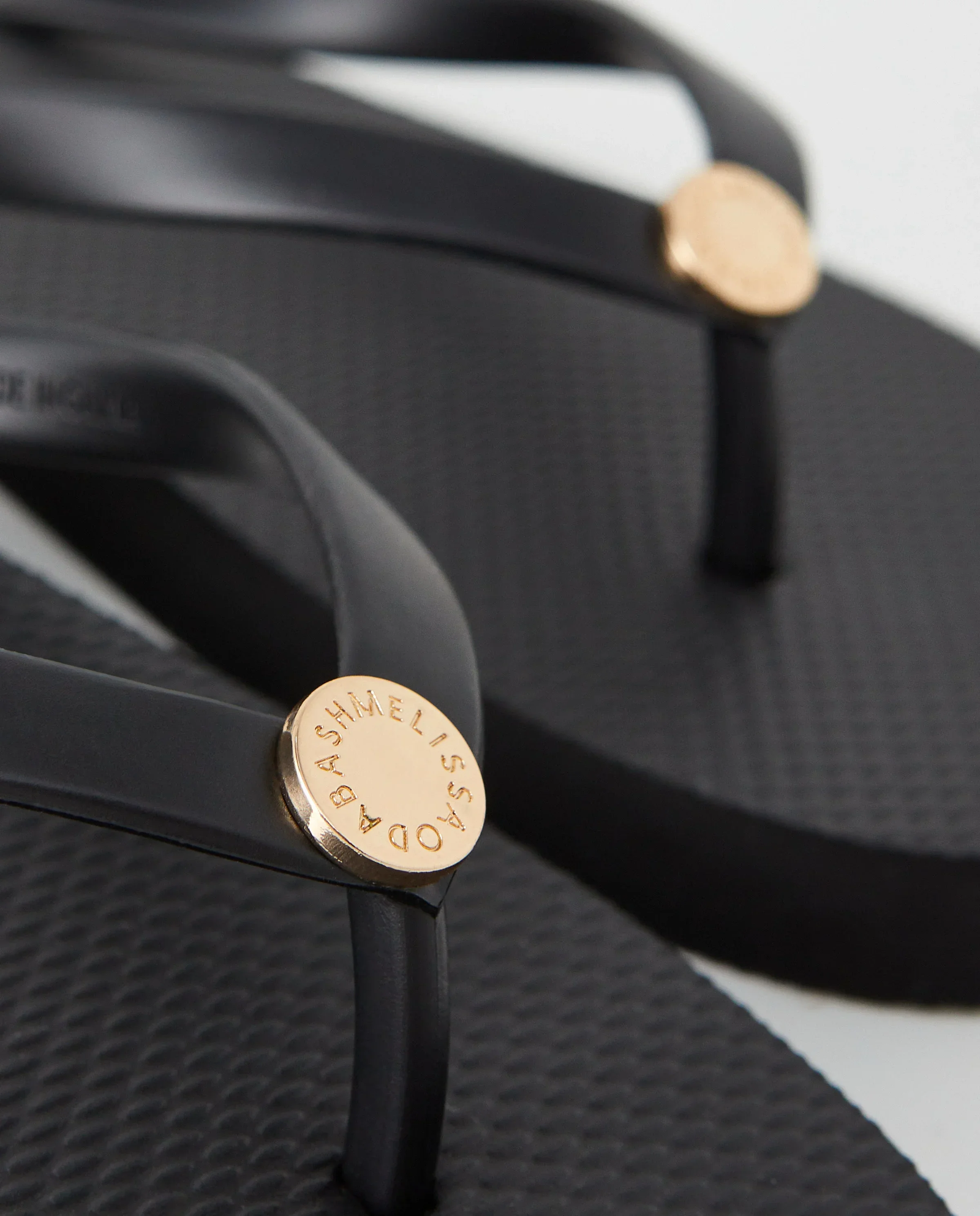 Czarne japonki z logo - Image #4