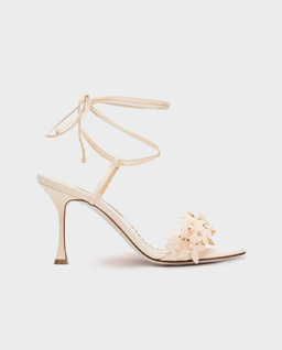 jasnoróżowe sandały na szpilce Anista 90 - Image #0