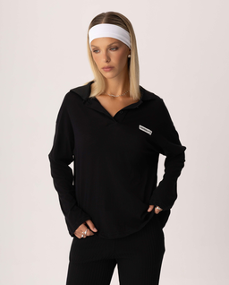 Czarny longsleeve Corta - Image #0