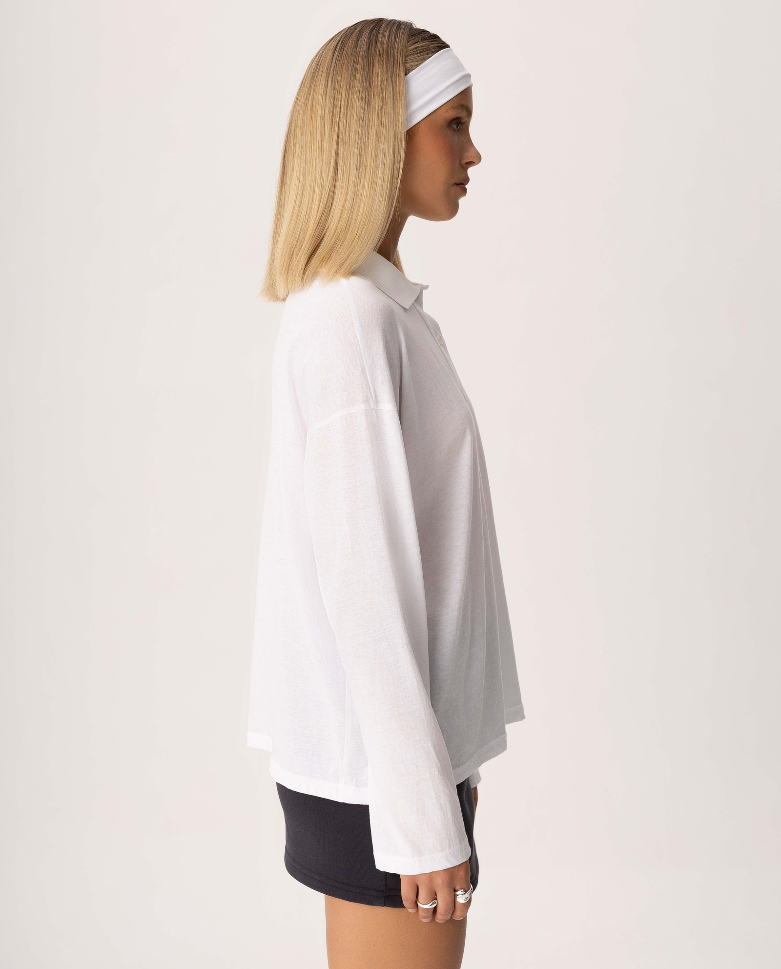 Biały longsleeve Corta - Image #2