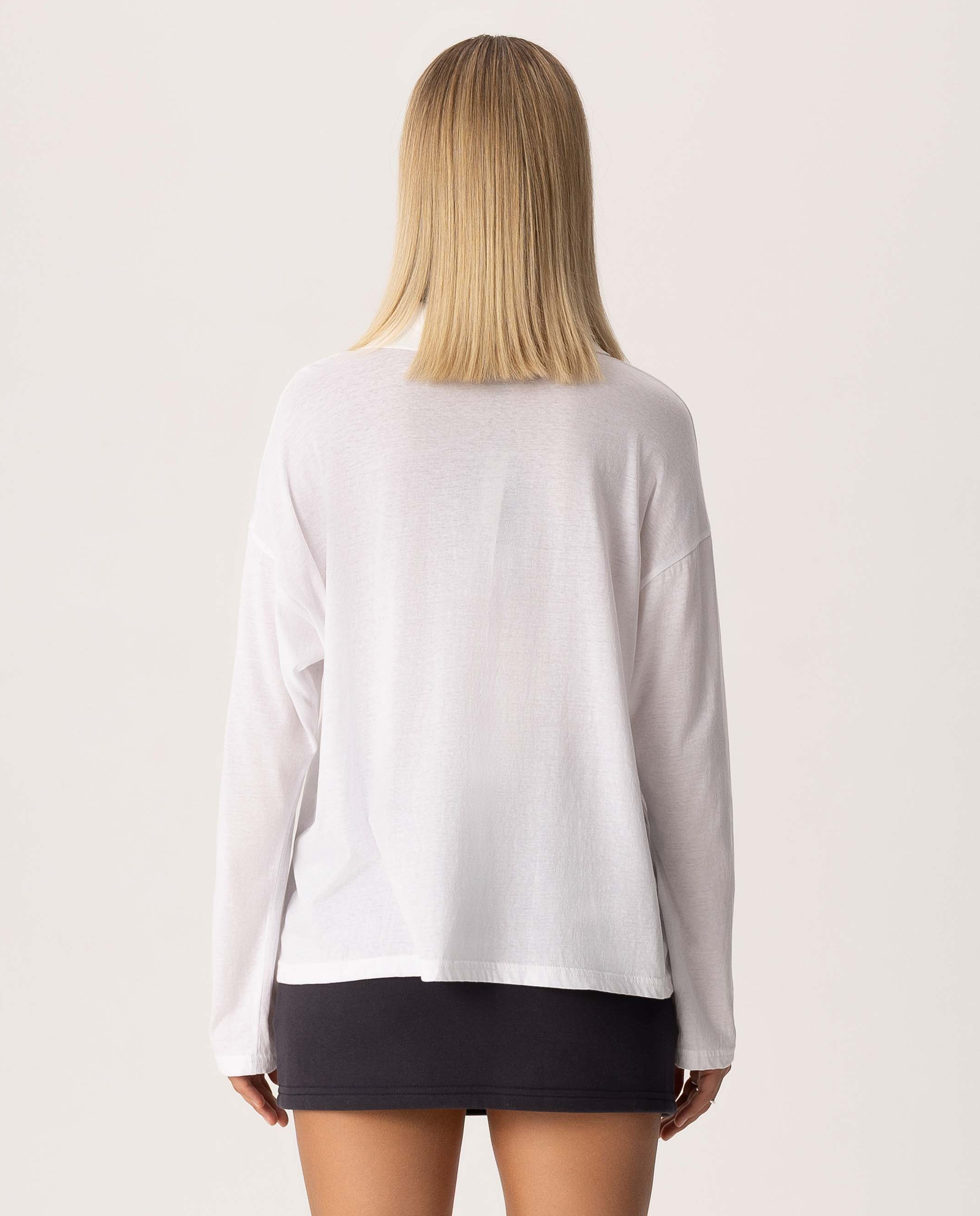 Biały longsleeve Corta - Image #1