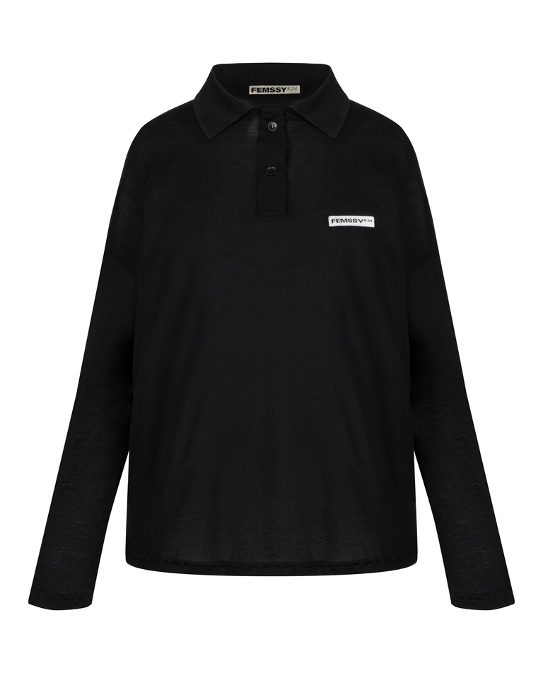 Czarny longsleeve Corta - Image #4