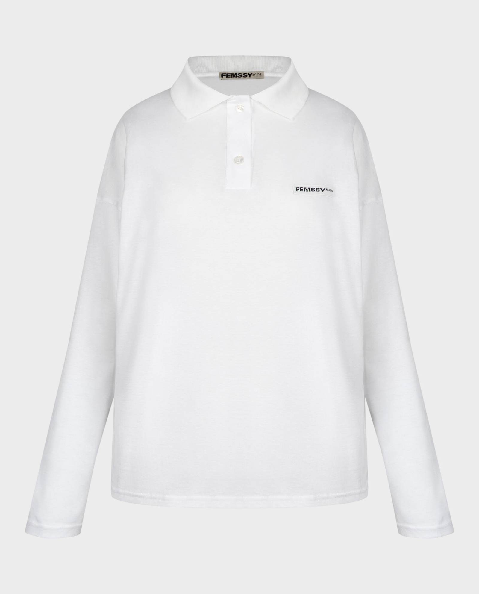 Biały longsleeve Corta - Image #0