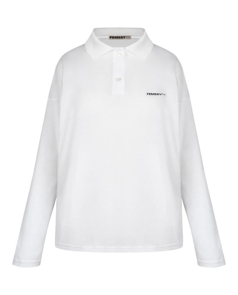 Biały longsleeve Corta - Image #4