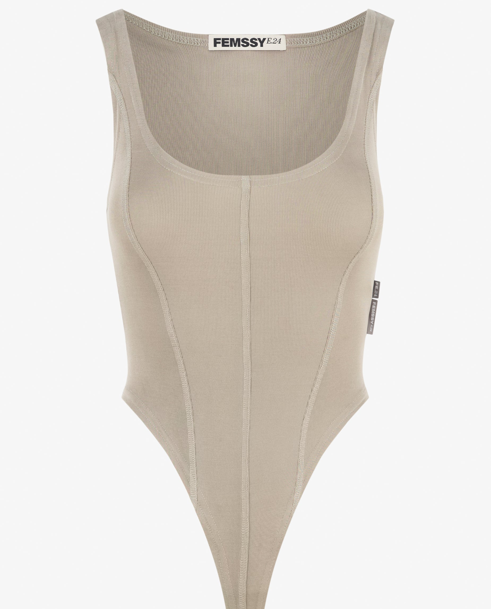 Szara sukienka Bow - Image #9