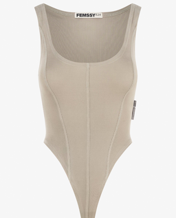 Szara sukienka Bow - Image #9