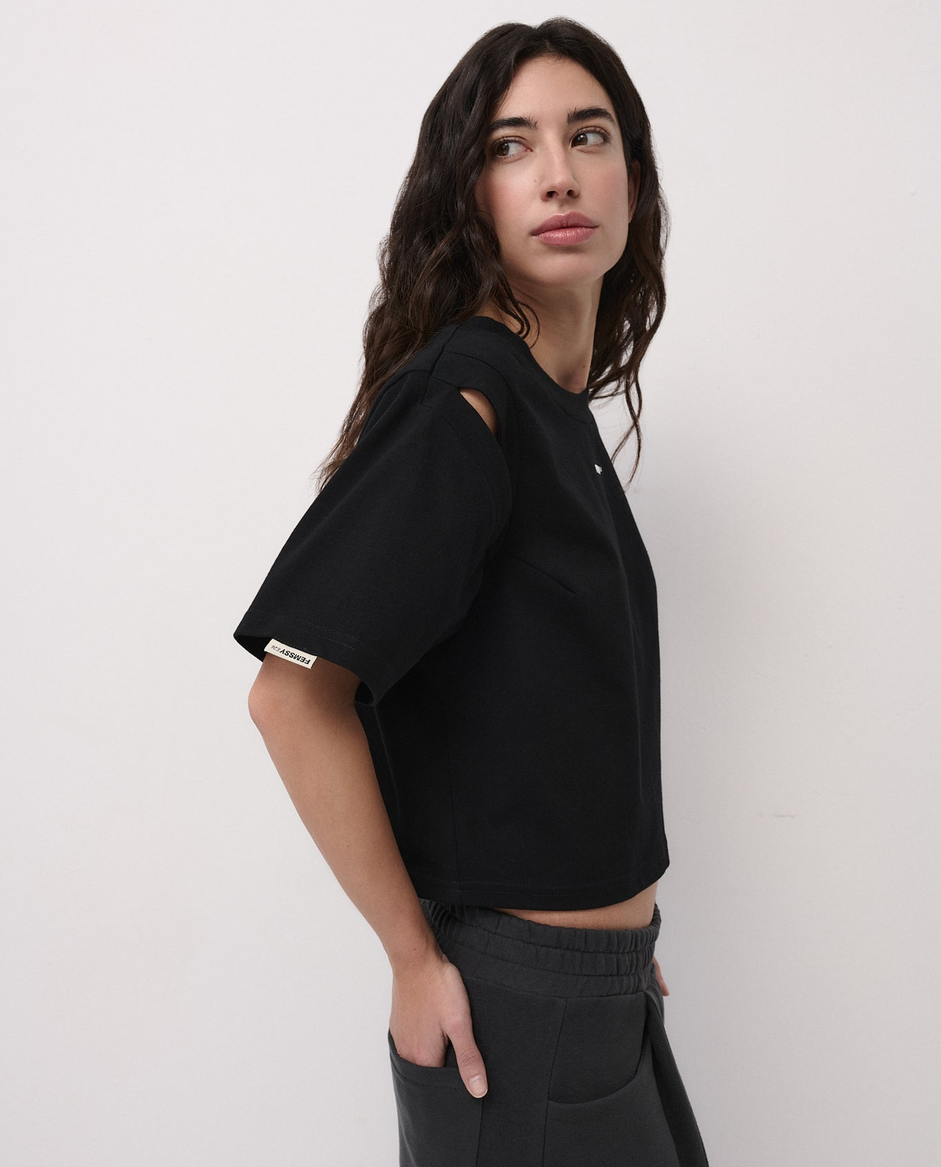 Czarny t-shirt Edge - Image #2