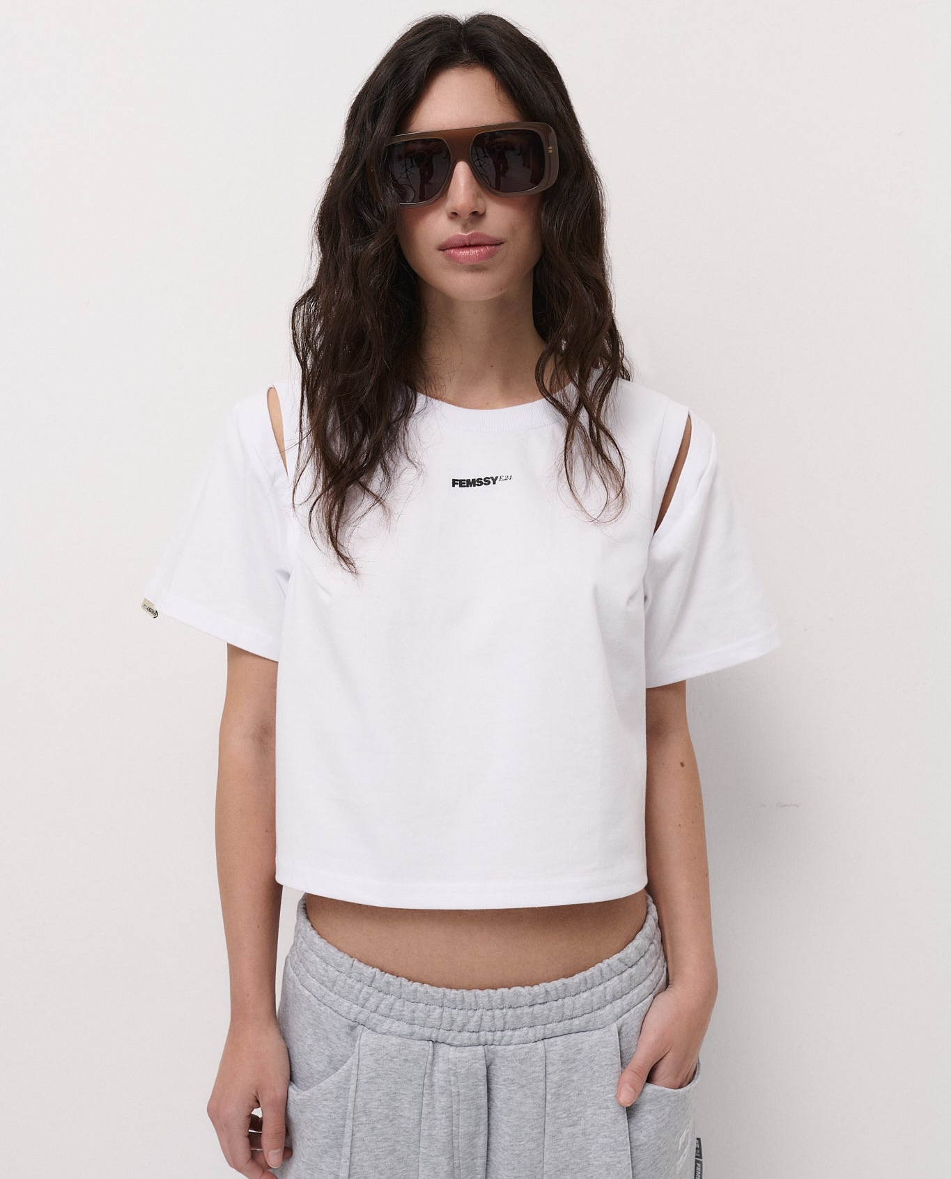 Biały t-shirt Edge - Image #1