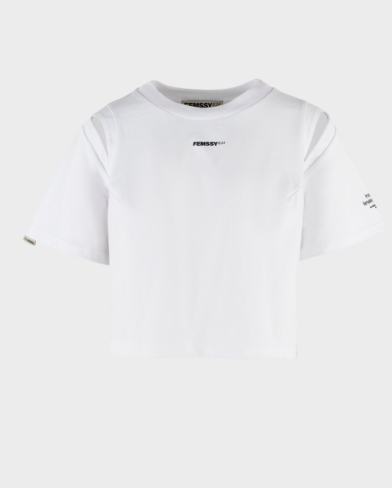 Biały t-shirt Edge
