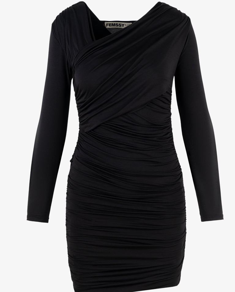 Czarna sukienka mini Grace - Image #3