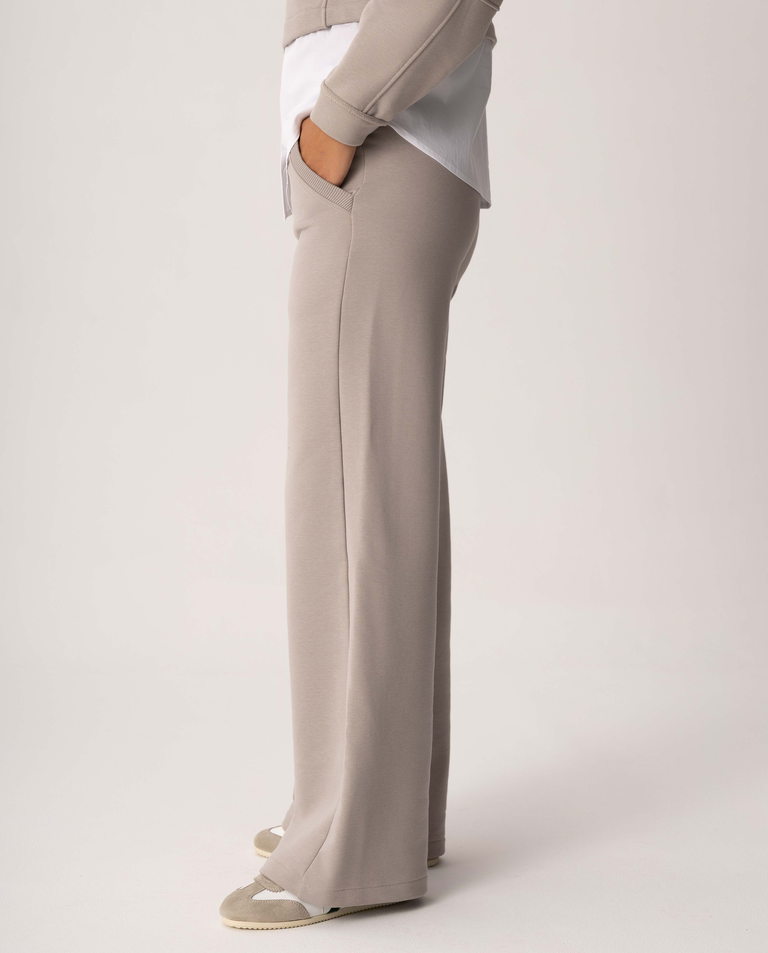 Beżowe spodnie dresowe Icon