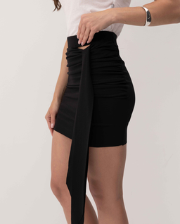 Czarna spódnica mini Lace - Image #5