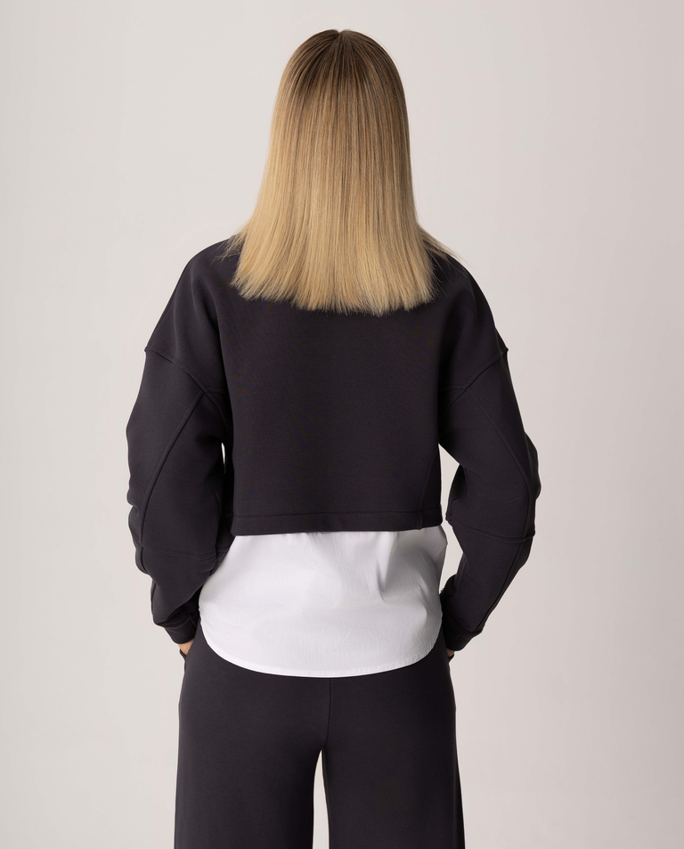 Krótka bluza połączona z koszulą - Image #2