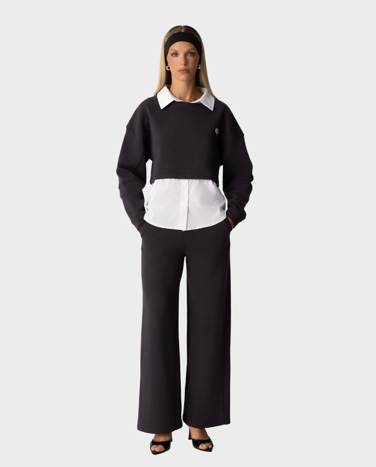 Krótka bluza połączona z koszulą - Image #3