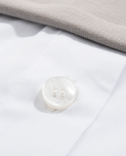 Beżowa bluza połączona z koszulą - Image #6