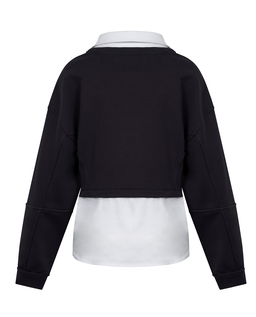 Krótka bluza połączona z koszulą - Image #5