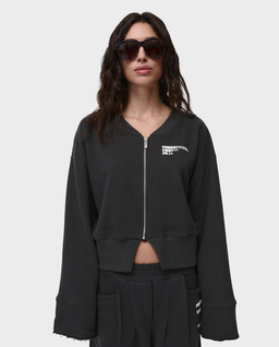 Czarna bluza rozpinana Sculp - Image #0