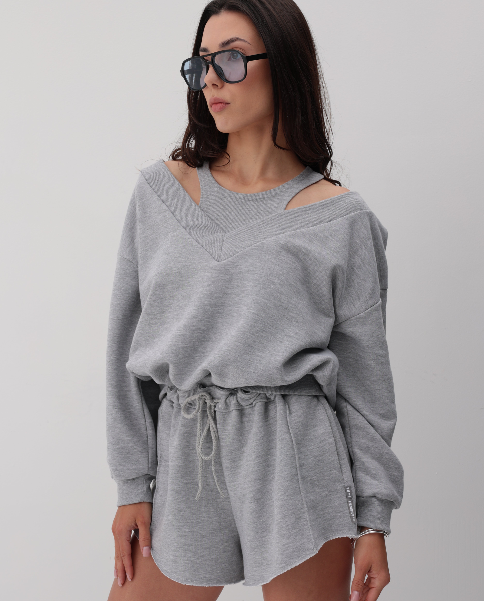 Szary top Midline - Image #4