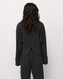 Czarna bluza rozpinana Sculp - Image #2