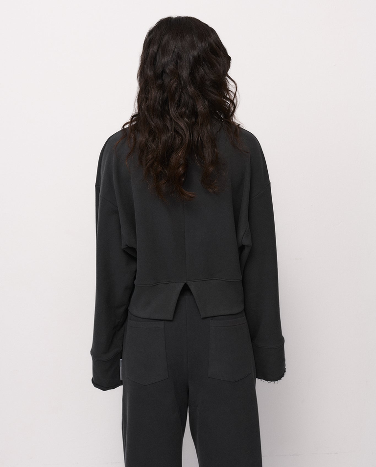 Czarna bluza rozpinana Sculp - Image #2