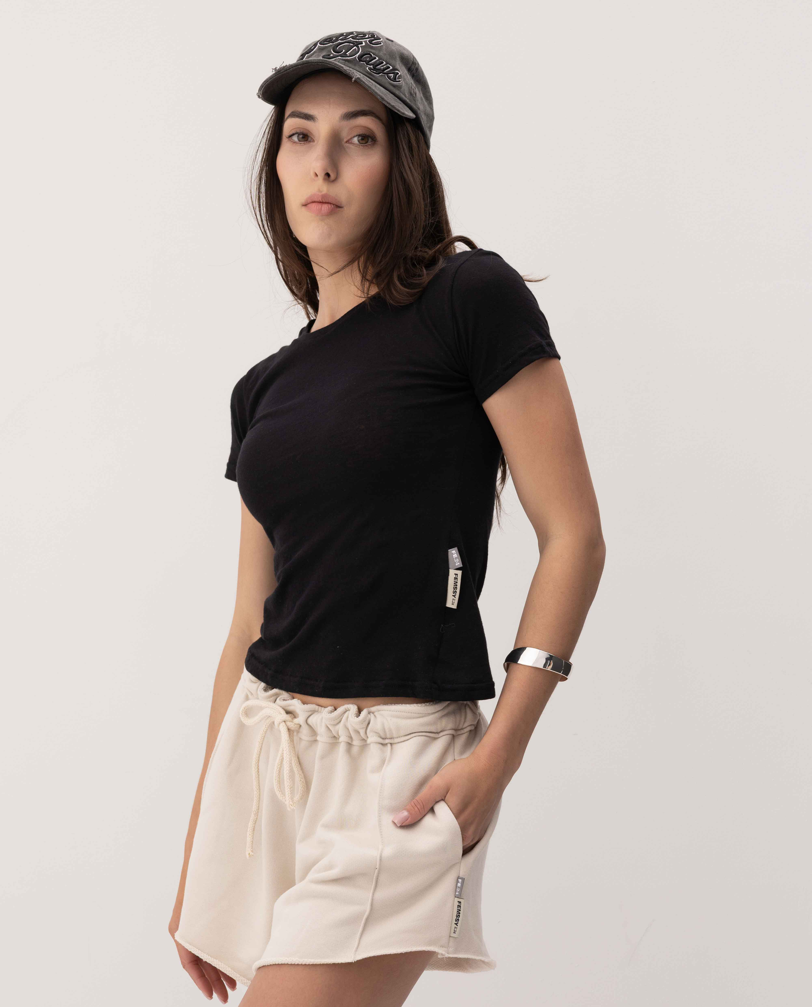 Czarny t-shirt Pure - Image #5