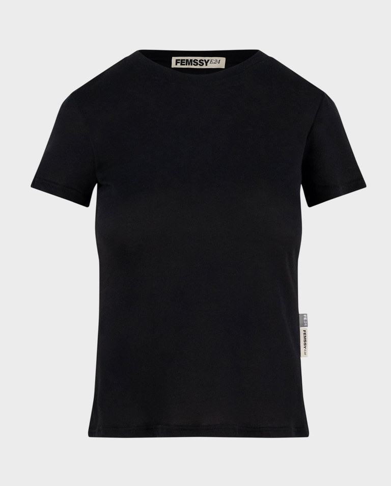 Czarny t-shirt Pure