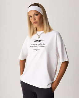 Biały t-shirt Signa - Image #0