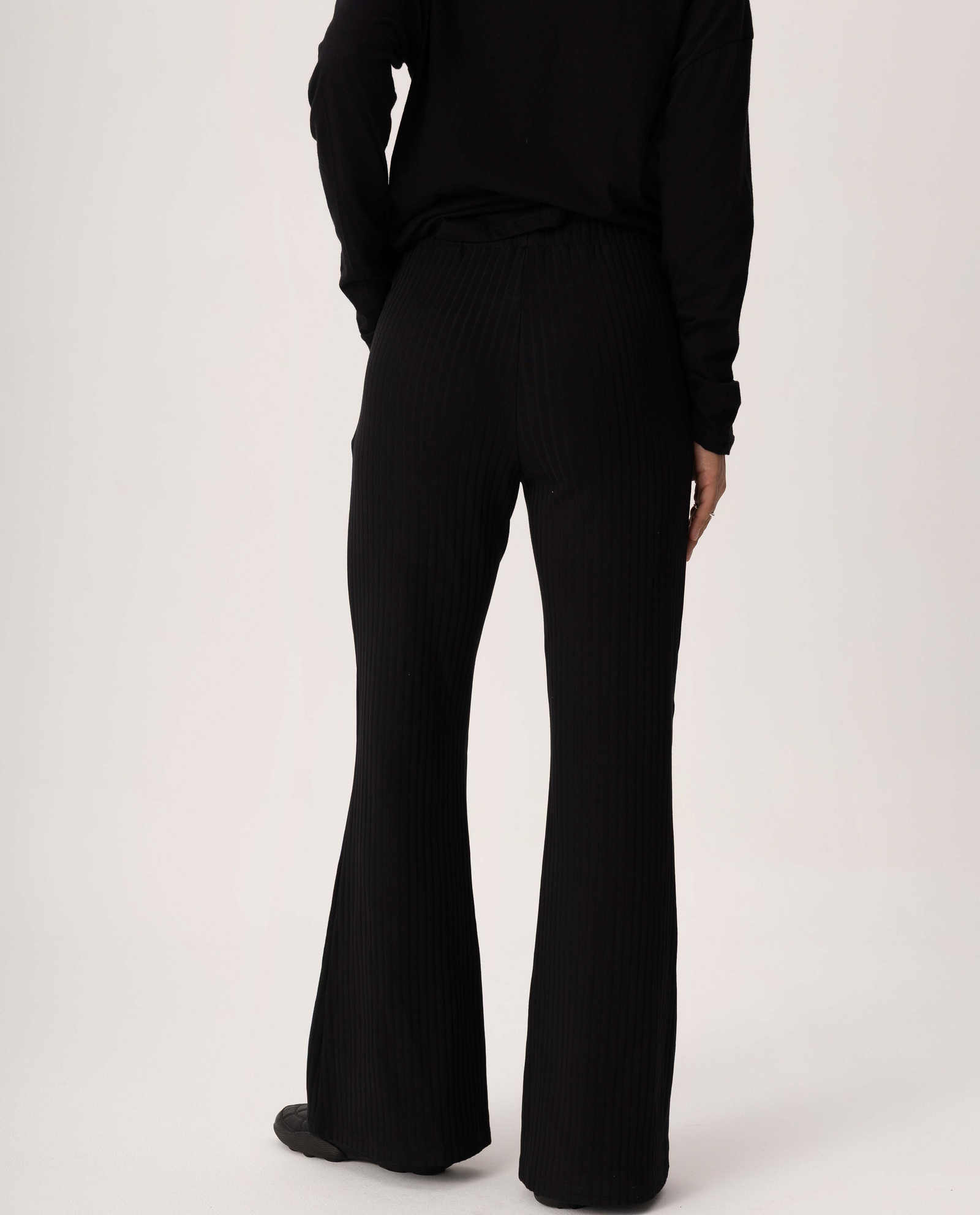 Czarne spodnie w prążek Sway - Image #3