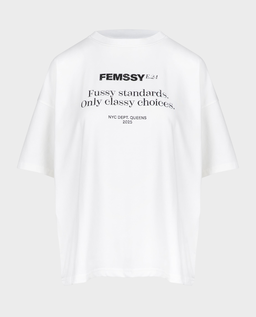 Biały t-shirt Signa - Image #0
